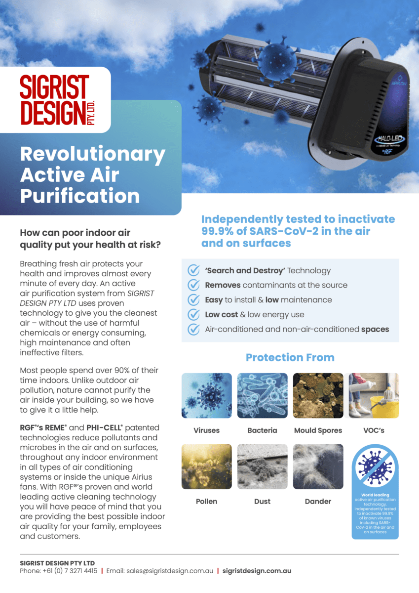 Active Air Purification Brochure