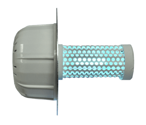 Catalytic unit for insertion into a duct air flow